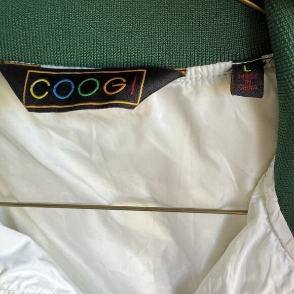Coogi Nylon Bomber Jacket in White Girl’s Size L - Picture 3 of 8